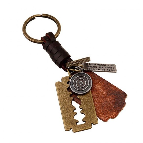 Брелок для ключів Лезо бронзовий колір