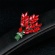 Брошка букет червоних квітів