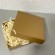 Подарункова коробка золота квадрат (для біжутерії)
