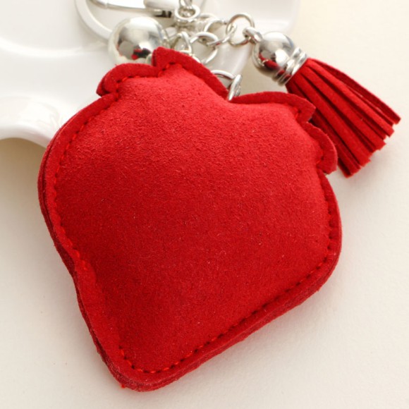 Брелок на сумку Клубника с кристаллами сваровски