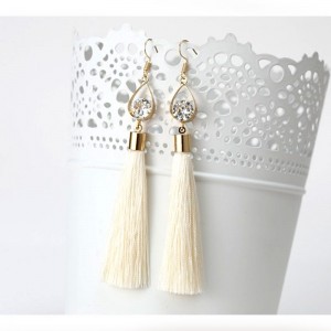 Серьги кисточки Капелька Серьги кисточки Капелька