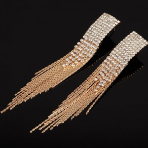 Вечерние серьги Кристальный дождь Вечерние серьги Кристальный дождь