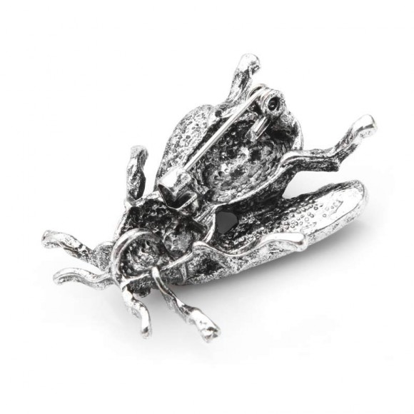 Брошка муха крила з черепашки