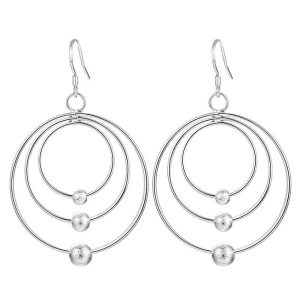 Сережки підвіски Сатурн срібні Сережки підвіски Сатурн срібні