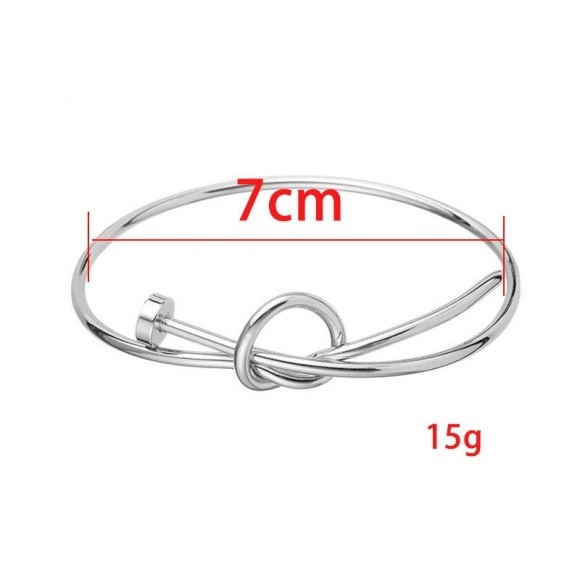 Браслет металлический Гвоздь на узел Cartier