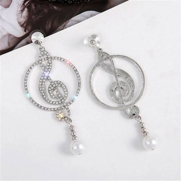 Серьги Скрипичный ключ
