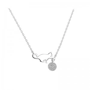 Ланцюжок на шию Кішка з клубком Ланцюжок на шию Кішка з клубком