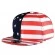 Кепка с прямым козырьком USA American flag