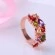 Набор украшений Multicolor Zircon: кулон, серьги, кольцо