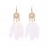 Сережки пірʼя білі Feathers Set