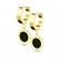 Серьги подвески из стали Spikes Римские цифры SE3801