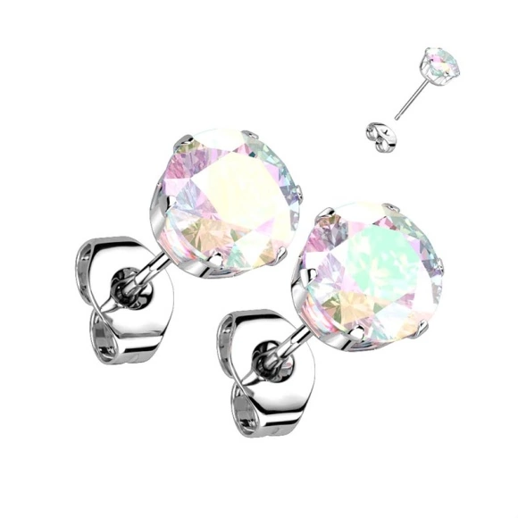 Серьги гвоздики из стали Spikes SERD