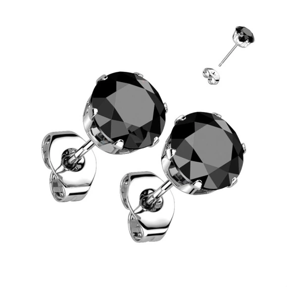Серьги гвоздики из стали Spikes SERD