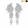 Серьги длинные с камнями Suite Crystals