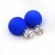 Сережки кульки Діор (Dior) кристалами сваровські