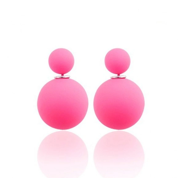 Серьги шарики Диор (Dior) Матовые