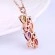 Кулон з ланцюжком Multicolor Zircon