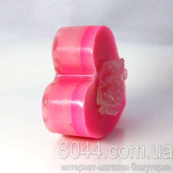 Мыло ручной работы Сердце и роза Мыло ручной работы Сердце и роза