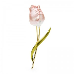 Брошь тюльпан Классик