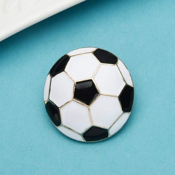 Брошь футбольный мяч Брошь футбольный мяч