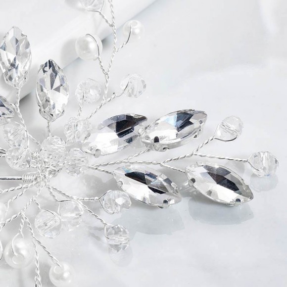 Весільна шпилька для волосся Кристал