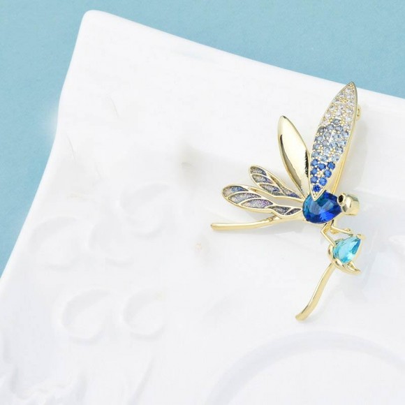 Премиум брошь Стрекоза Премиум брошь Стрекоза