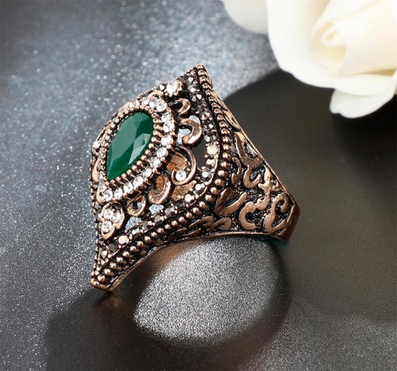 Каблучка в турецькому стилі Сяйво Гюльшан