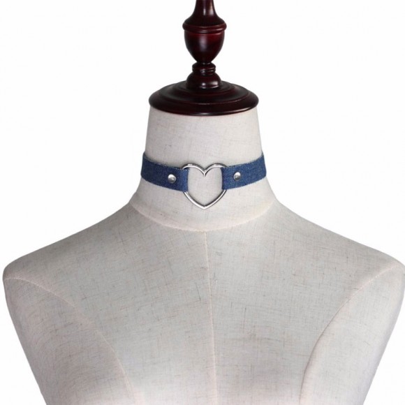 Чокер джинсовый Сердце Чокер джинсовый Сердце