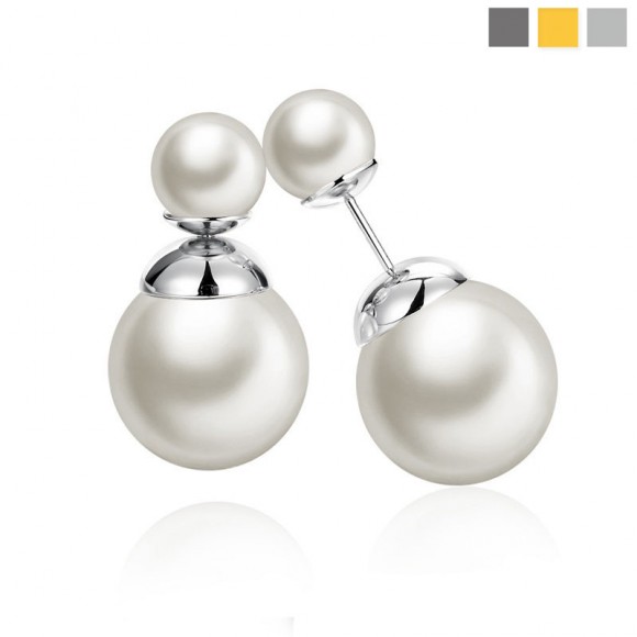 Сережки кульки в стилі Діор Luxury