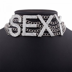 Чокер із кристалами SEXY Чокер із кристалами SEXY