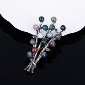 Брошка вінтажний букет Камелії