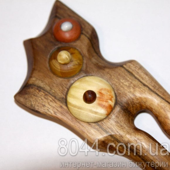 Шпилька для волосся з дерева Горіх Шпилька для волосся з дерева Горіх