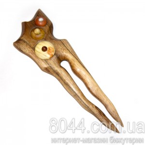 Шпилька для волосся з дерева Горіх Шпилька для волосся з дерева Горіх