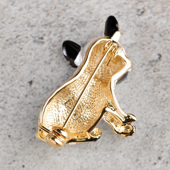 Брошь Французский бульдог