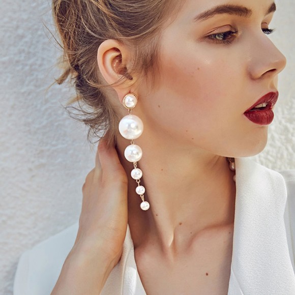 Серьги Жемчужная нить Серьги Жемчужная нить