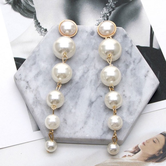 Серьги Жемчужная нить Серьги Жемчужная нить