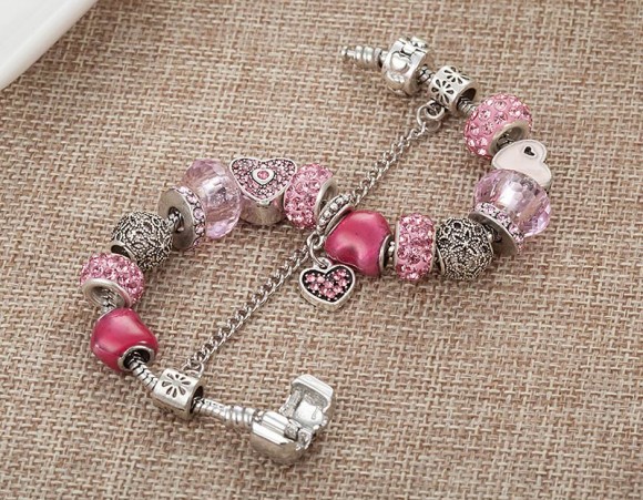 Браслет в стиле пандора с сердцем Сandy lady Браслет в стиле пандора с сердцем Сandy lady