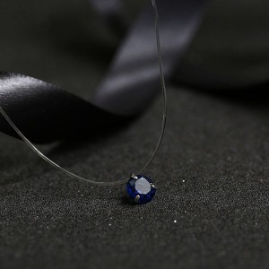 Кулон камушек на леске Кристалл невидимка разноцветный Кулон камушек на леске Кристалл невидимка разноцветный