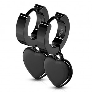 Сережки підвіски із сталі Spikes Серце SE3543