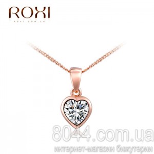 Кулон із ланцюжком Серце Roxi