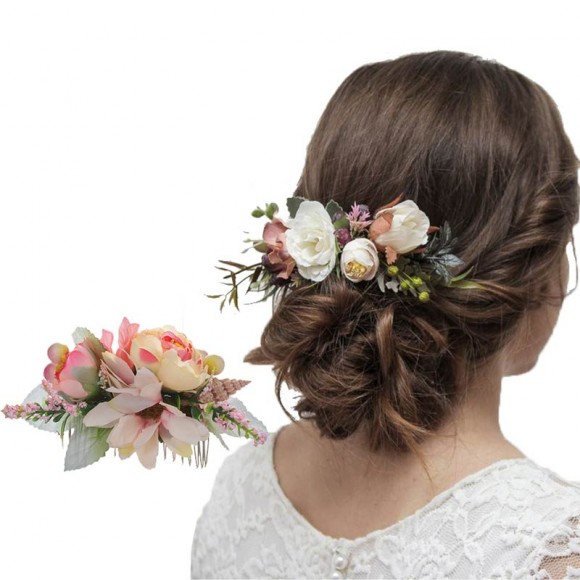 Гребінець для волосся з квітами Гребінець для волосся з квітами
