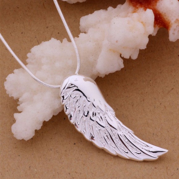 Срібний ланцюжок і кулон Крильце Срібний ланцюжок і кулон Крильце