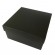 Большая подарочная коробка черная квадрат (для бижутерии)
