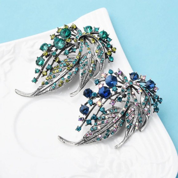 Брошь кристальная ветка Брошь кристальная ветка