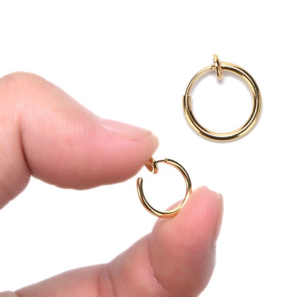 Сережки Пірсинг - обманка вухо ніс губа (2 шт)