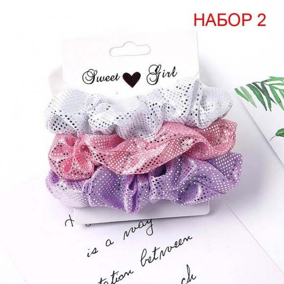 Набір гумок для волосся Асорті