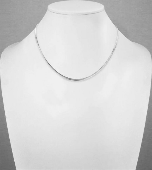 Ланцюжок Снейк плоский з медичної сталі Spikes SSN20