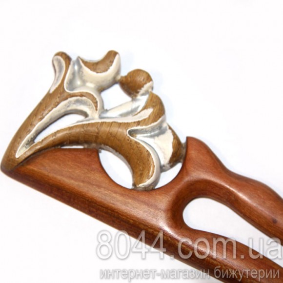 Шпилька для волосся з дерева Ажурна Шпилька для волосся з дерева Ажурна