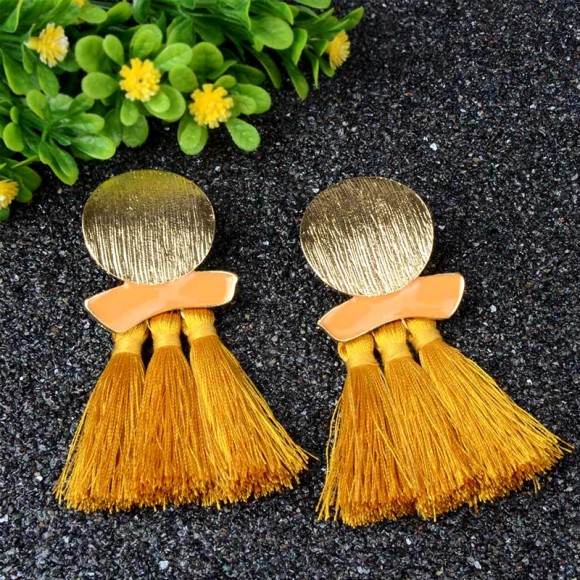 Серьги кисточки Африка