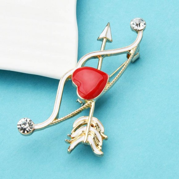 Брошка лук Амура Брошка лук Амура